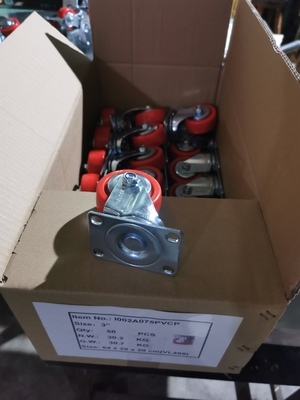 100mm Diameter 198LBS Capacity Swivel Medium Duty Casters With Covers
