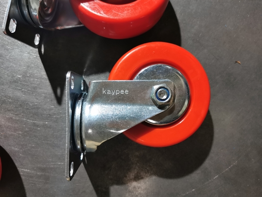 100mm Diameter 198LBS Capacity Swivel Medium Duty Casters With Covers