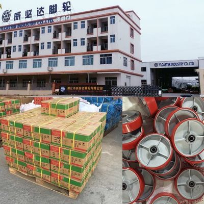 90-135kg Capacity Round Shape Light Duty Casters with Tread Type and Capacity