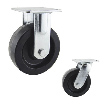 ISO9001 200mm Heavy Duty Castors Heat Resistant With Roller Bearing