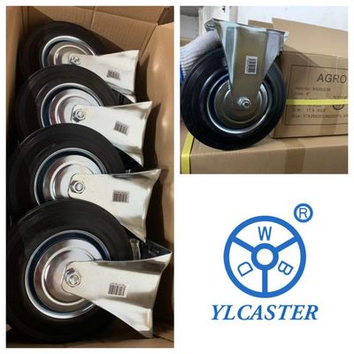 Zinc Plated Bracket Surface Treatment Scaffolding Wheels with PP Wheel Material and Roller Bearing