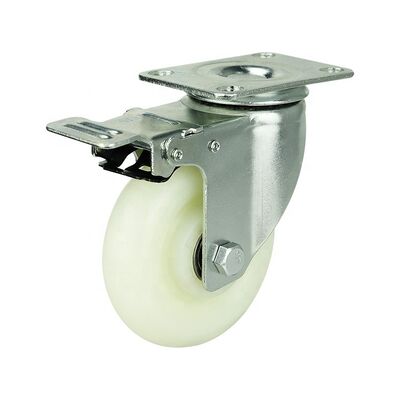 ظرفیت حمل 100 تا 300 کیلوگرم چرخ های چرخدار لاستیکی نرم نارنجی ایده آل برای کاربردهای داخلی و خارجی راه حل دوامدار و چرخدار