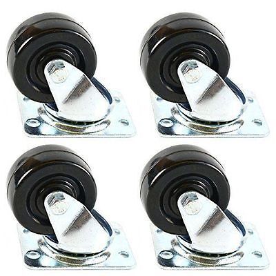 600 کیلوگرم ظرفیت بارگذاری نایلون 65mm چرخ اندازه صفحه نصب نوع کار سنگین چرخ های ماندگار ایده آل برای تجهیزات صنعتی