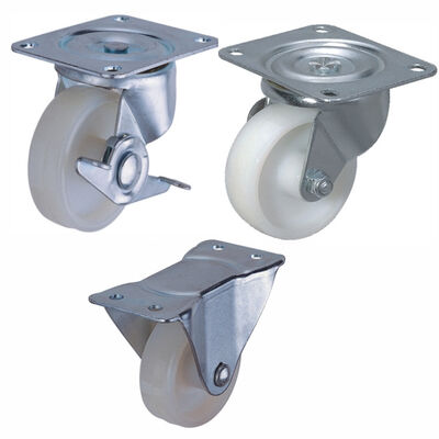 ظرفیت حمل 100 پوند نایلون Casters نوع American Caster مناسب برای کامیون های دستی و کاربردهای صنعتی دوامدار
