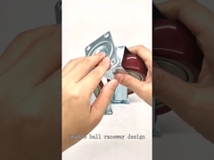 معرفی کاستور پی وی سی قرمز تک بلبرینگ متوسط-YLcaster