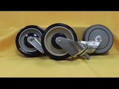 176 پوند بارگذاری 4 اینچ چرخ های تراک ، TPR چرخ های جایگزین سبد خرید